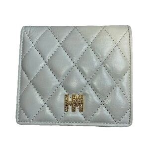 Hanae Mori card cash quilted leather wallet! ♥️